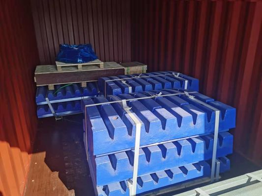 Разрушитель тип машины высокомаганцевая сталь износ части Mn18Cr2 челюстная плита для C80 челюстный дробитель