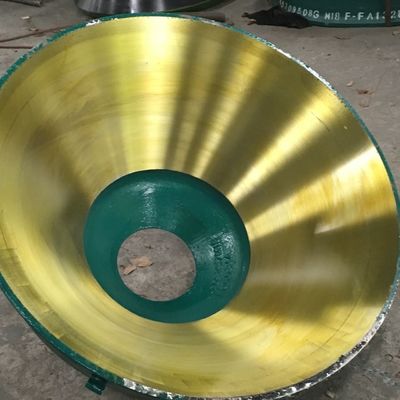 Долговечность HP500 Crusher Bowl Liner в Mn18Cr2 Материал для индивидуальных изнашивающих частей