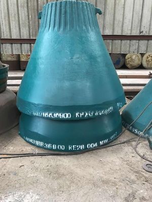 GP220 Каменный конусовой дробильщик запасные части прочный мантия и чаша линейки с стандартом EN124