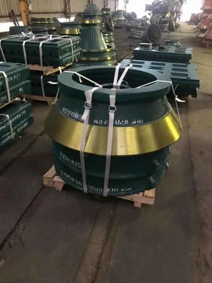 GP220 Каменный конусовой дробильщик запасные части прочный мантия и чаша линейки с стандартом EN124