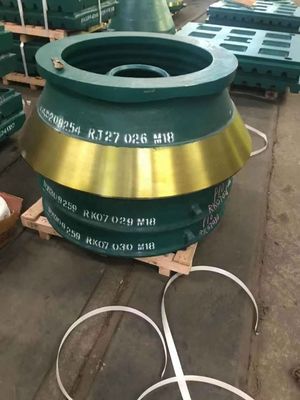 GP220 Каменный конусовой дробильщик запасные части прочный мантия и чаша линейки с стандартом EN124