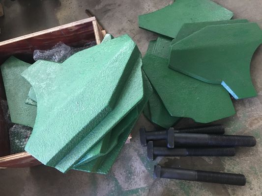 Профессиональная проверка VSI Части ударного дробилки верхняя нижняя пластина износа B7150SE B9100SE