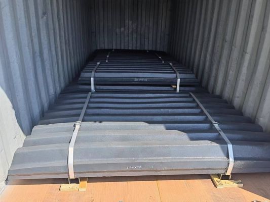 JM1206 JM1208 Использование запасных частей из высокомангановой стали для дробилки каменных челюстей