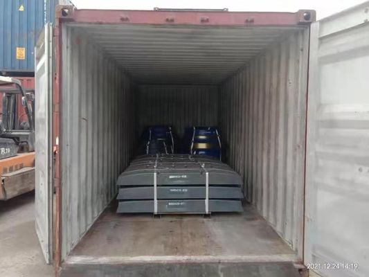 Плита челюсти из высокомаганцовой стали для дробилки челюстей JM1206 в энергетической горнодобывающей промышленности