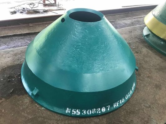 GP300 Высокомангановая горная конусовая дробилка Конкавная мантия Болочная подкладка Запчасти для износа