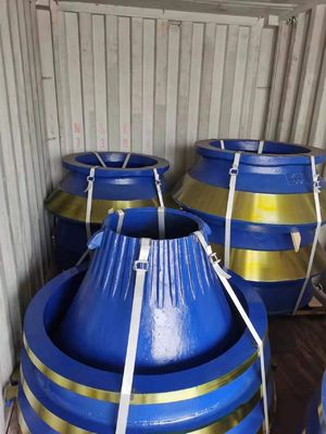GP500S Mantle Bowl Liner Original High Manganese Steel Cone Crusher Износ запасных частей
