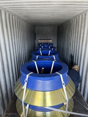 Высокомангановый стальной конусный дробильщик изделий Mn18Cr2 Bowl Liner Concave и Mantle HP400