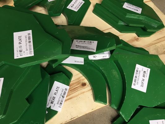 VSI Crusher Нижняя верхняя часть износа масса пластины KG 3.21 B6150SE B7150SE B9100SE Замена