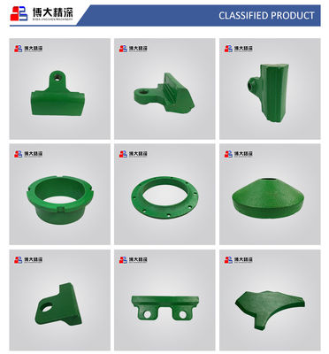VSI Crusher Нижняя верхняя часть износа масса пластины KG 3.21 B6150SE B7150SE B9100SE Замена
