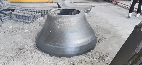 Части запасные высокохромовые высокомангановые для конусомолочных дробилки