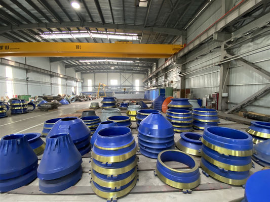 Global Cone Crusher Parts Suppliers HP100 200 Mantle Concave Bowl Liner Рынок 578 KG
