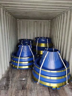 GP500 500S Конусный дробильщик запасные части Mn13 Mn18cr2 Болочная подкладка с высоким хромом