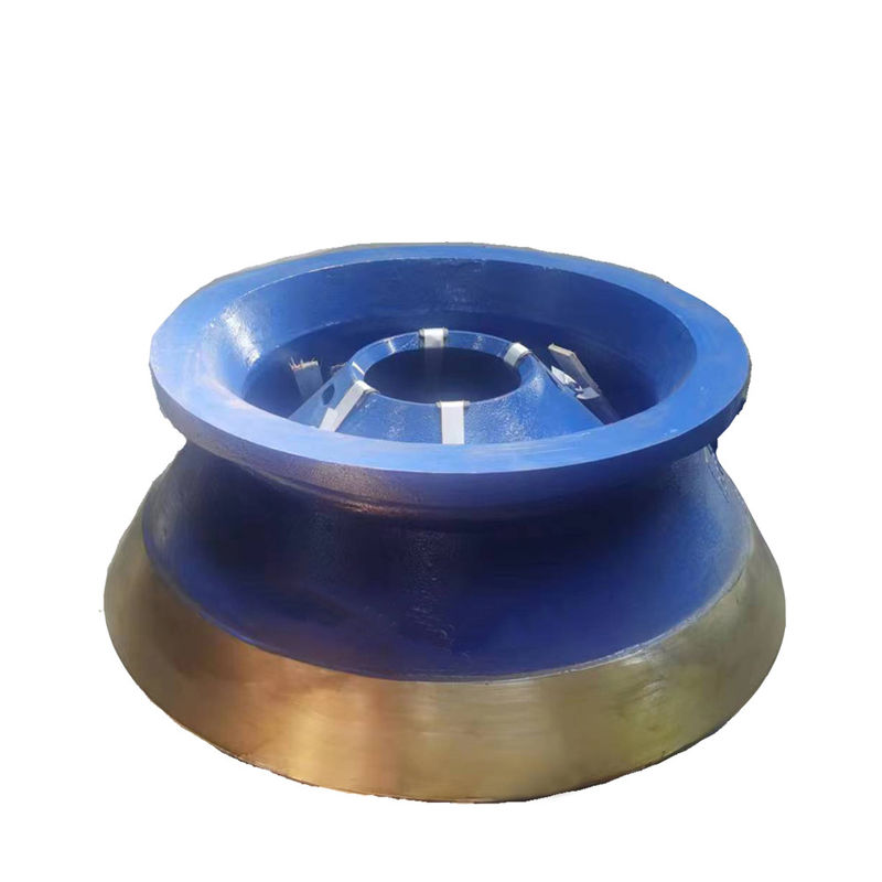 Приемлемый OEM Mantle Stone Cone Crusher Wear Parts Concave Casting для обработки Тип